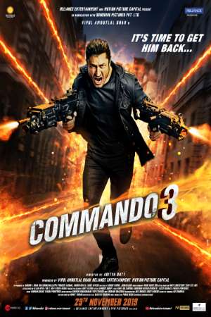 Download Commando 3 (2019) Hindi Movie 480p | 720p | 1080p WEB-DL 400MB | 1GB