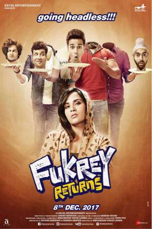 Download Fukrey Returns (2017) Hindi Movie 480p | 720p | 1080p BluRay 400MB | 1GB