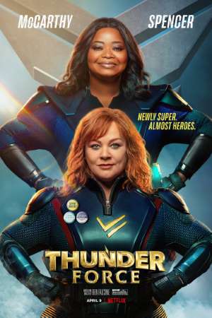 Download Thunder Force (2021) Dual Audio {Hindi-English} Movie 480p | 720p | 1080p WEB-DL 350MB | 950MB