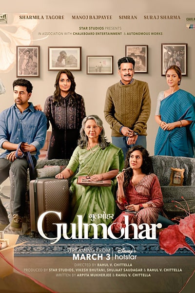 Download Gulmohar (2023) Hindi Movie 480p | 720p | 1080p WEB-DL ESub