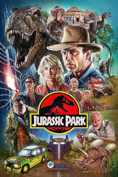 Download Jurassic Park (1993) Dual Audio {Hindi-English} Movie 480p | 720p | 1080p Bluray ESub